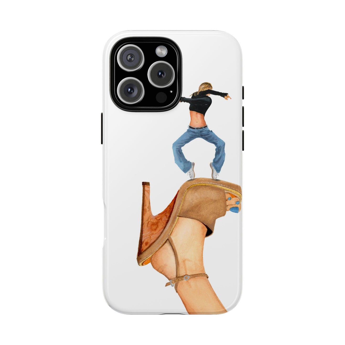 Criss-Cross on a Shoe Phone Case