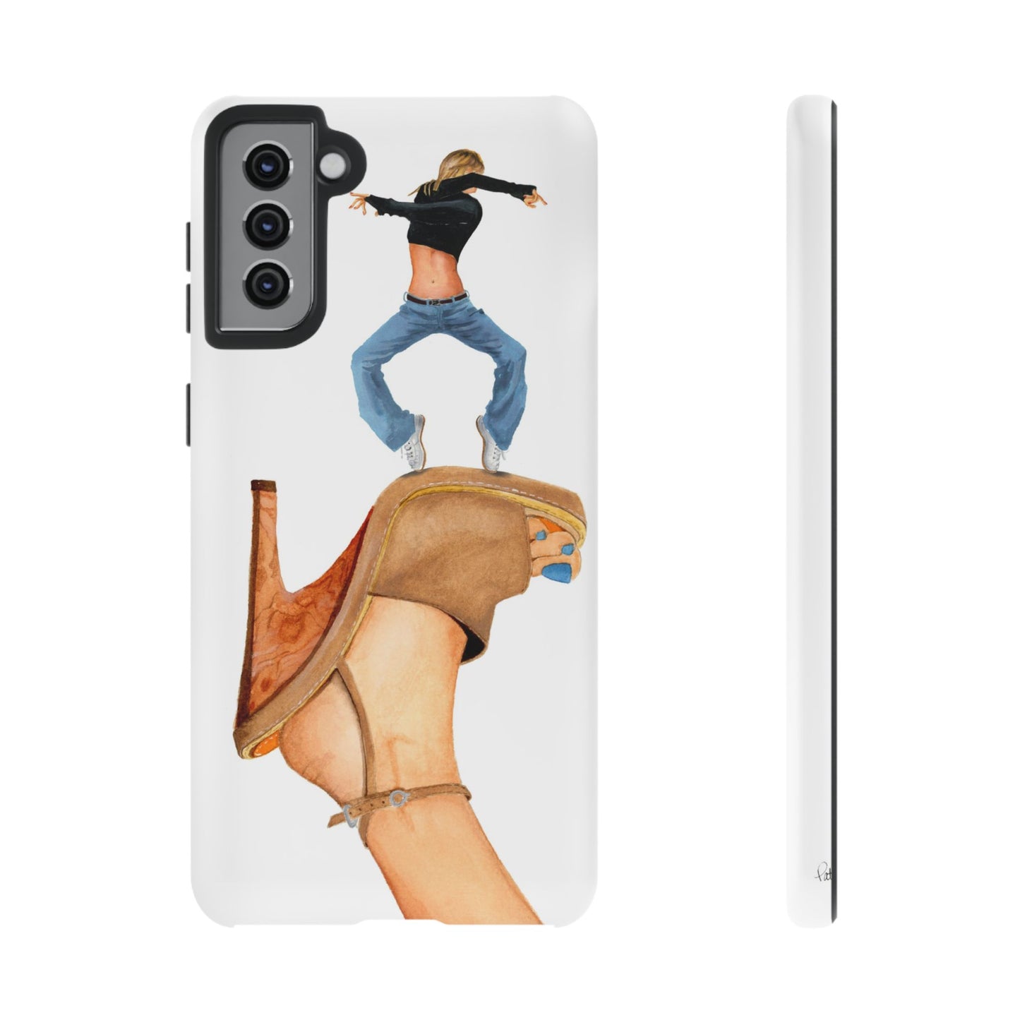 Criss-Cross on a Shoe Phone Case