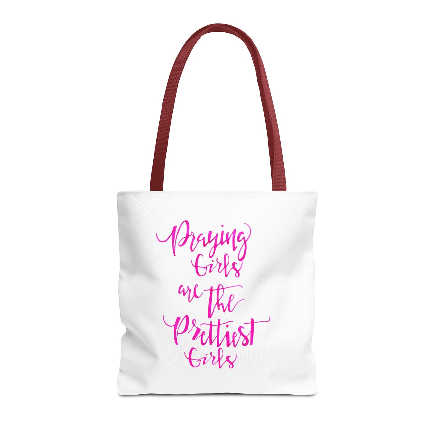 Praying Girls Tote Bag (AOP)