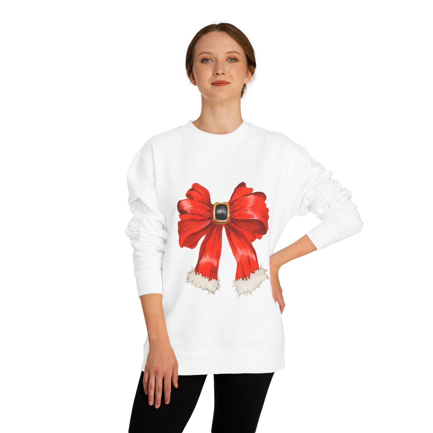 Christmas Bow Crew Neck Sweatshirt