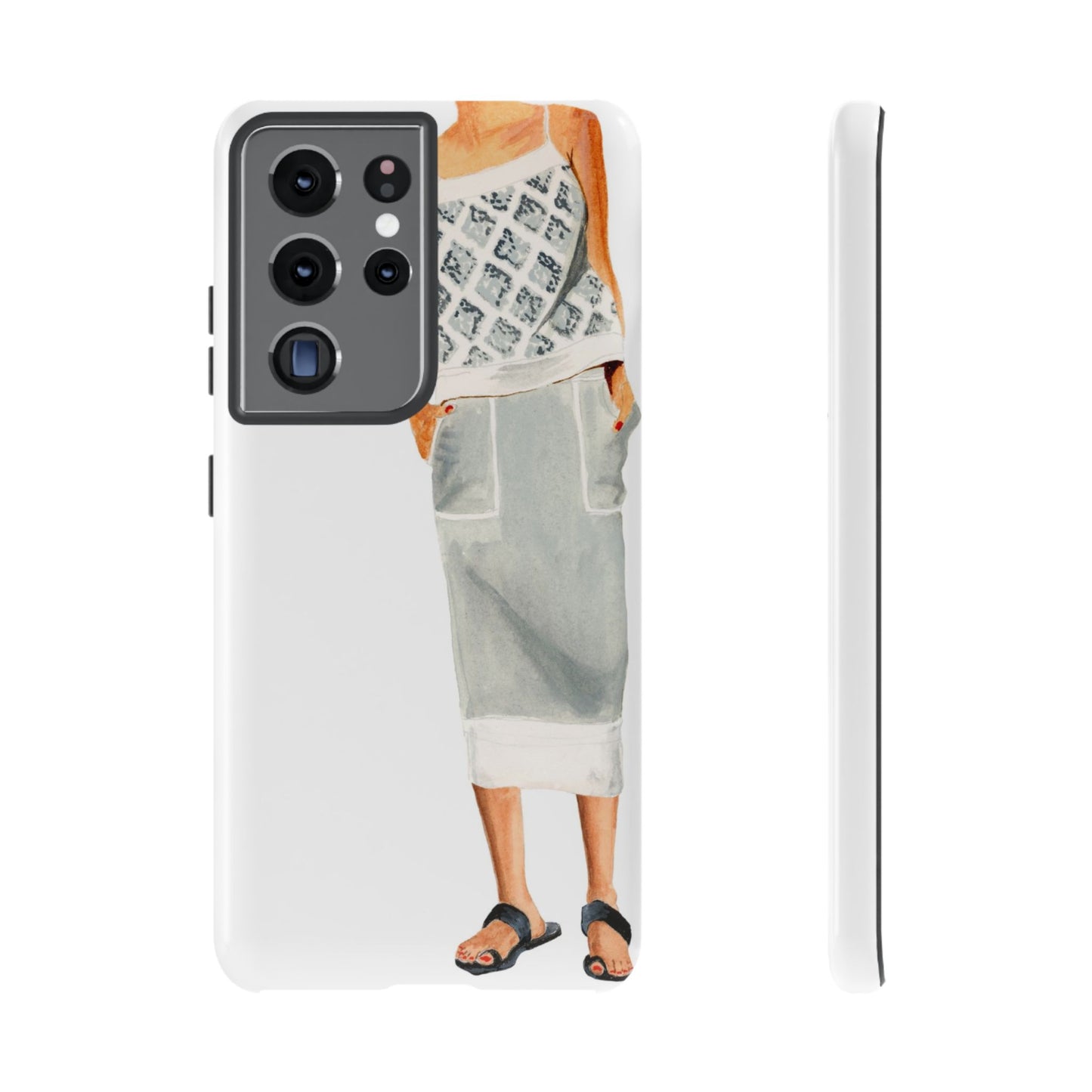 Gray 2 Piece Phone Case