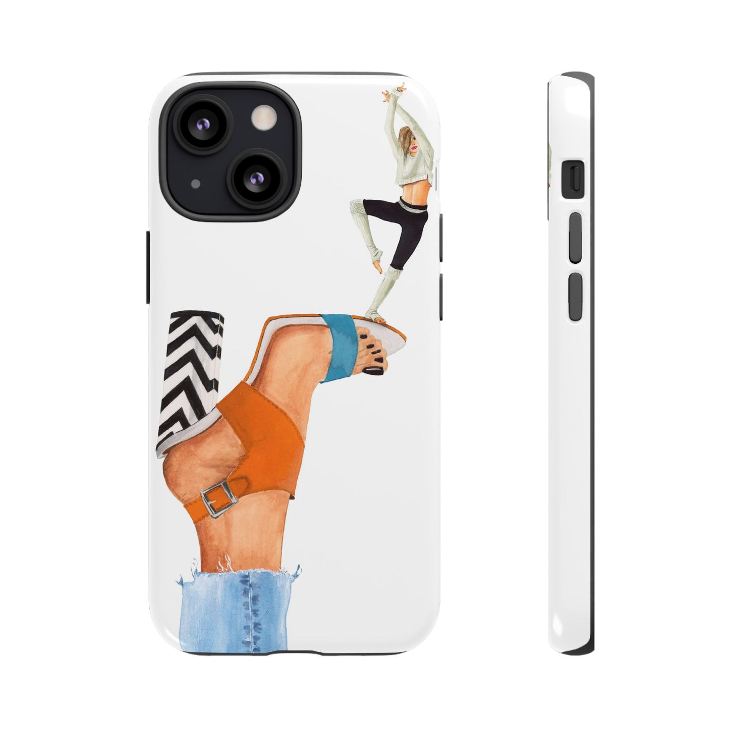 Dancer on a Zig-Zag Heel Phone Case
