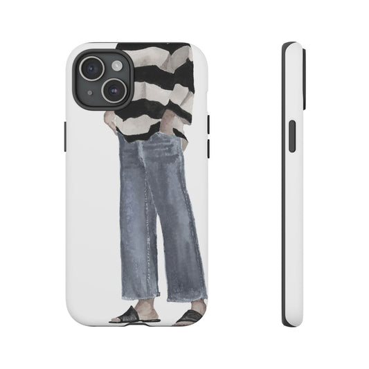 Big Stripes and Jeans Phone Case