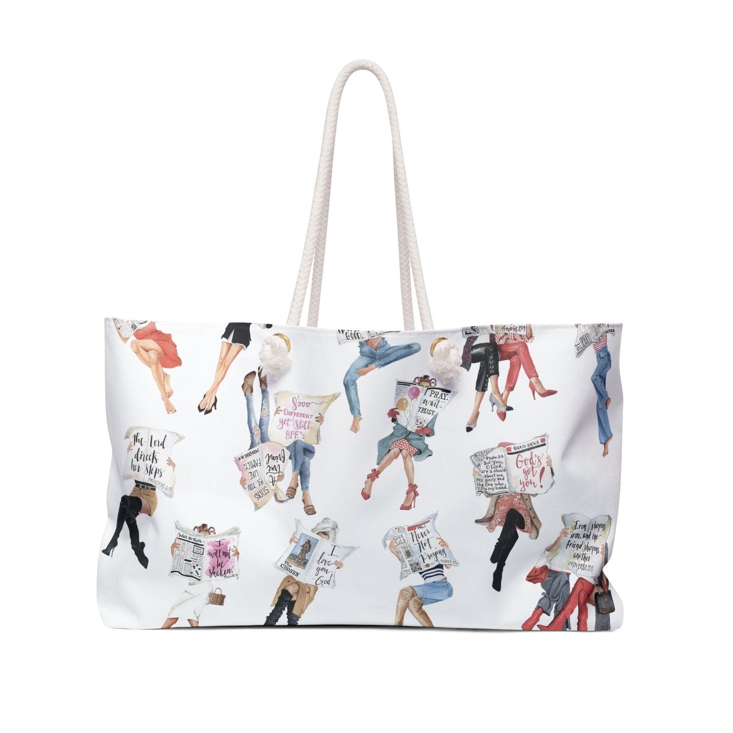 Praying Girls are the Prettiest Girls Weekender Bag