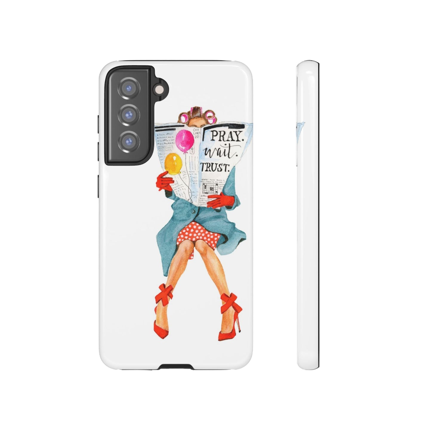 Pray, Wait, Trust Phone Case