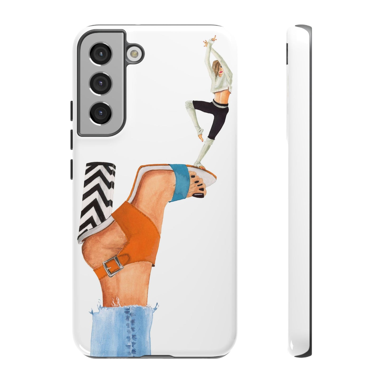 Dancer on a Zig-Zag Heel Phone Case