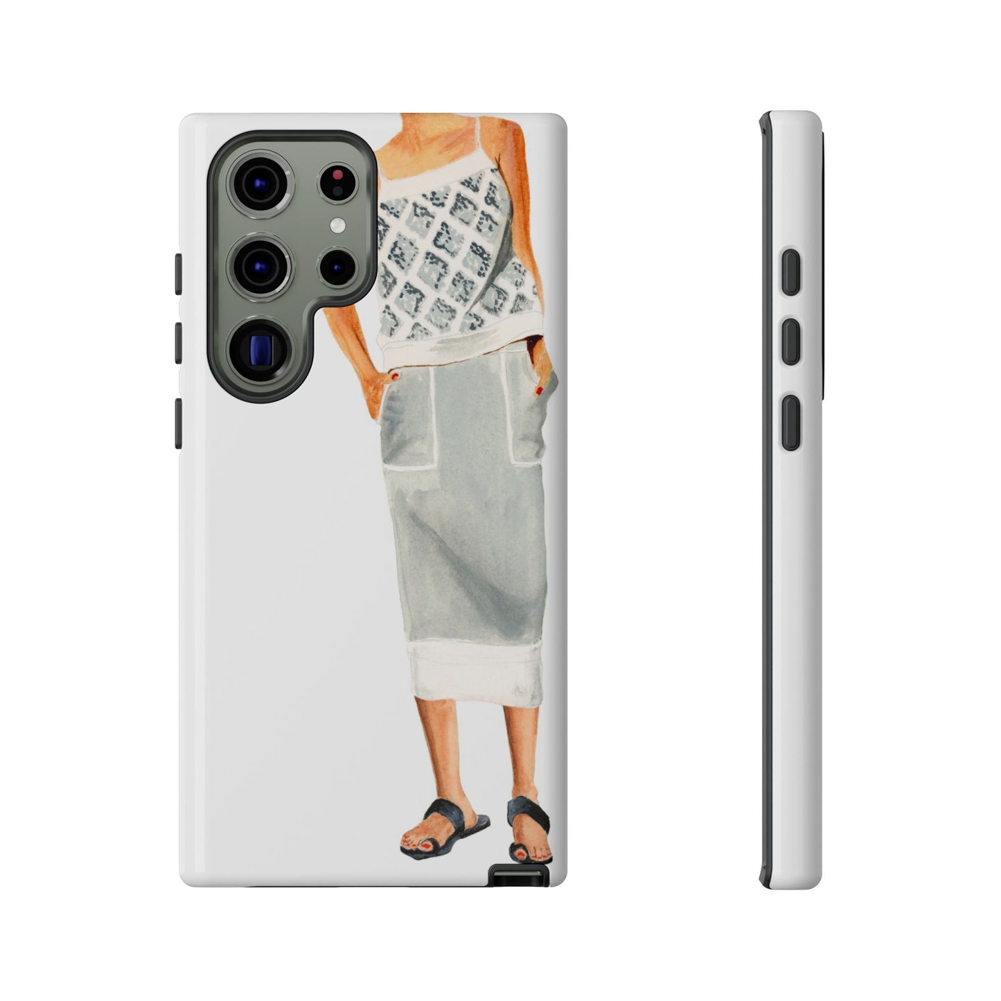 Gray 2 Piece Phone Case