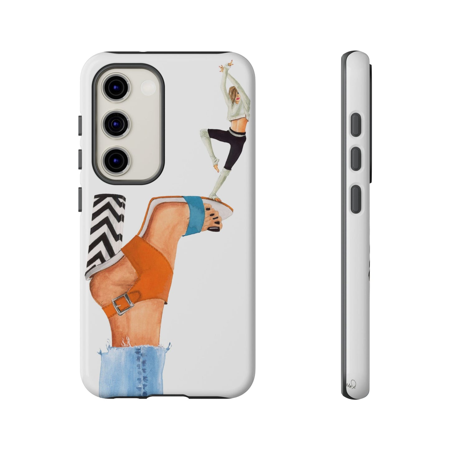 Dancer on a Zig-Zag Heel Phone Case