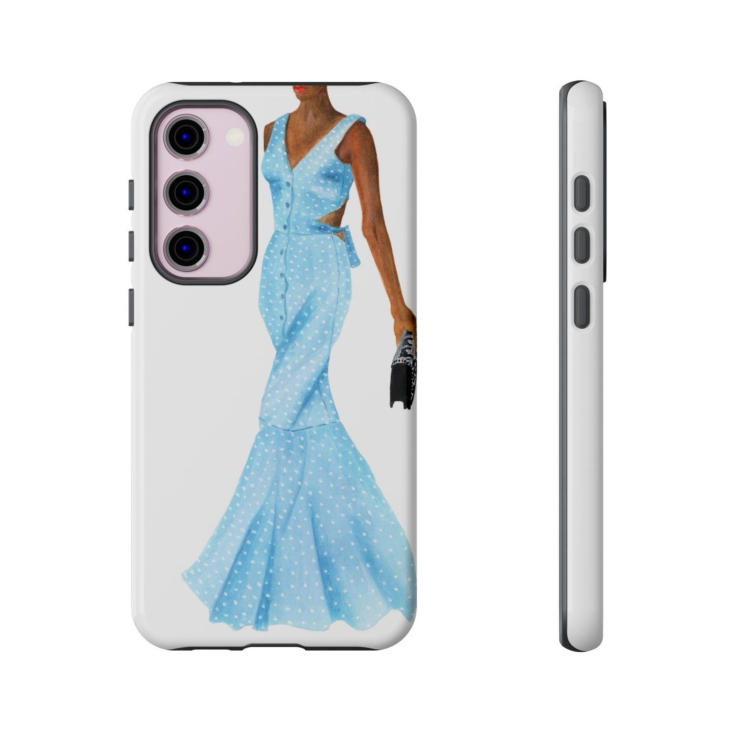 Powder Blue Dress Phone Case