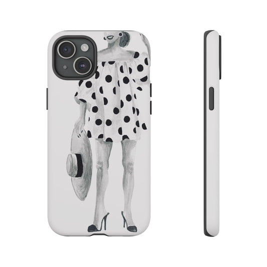 Straw Hat and Polka Dots (Vintage) Phone Case