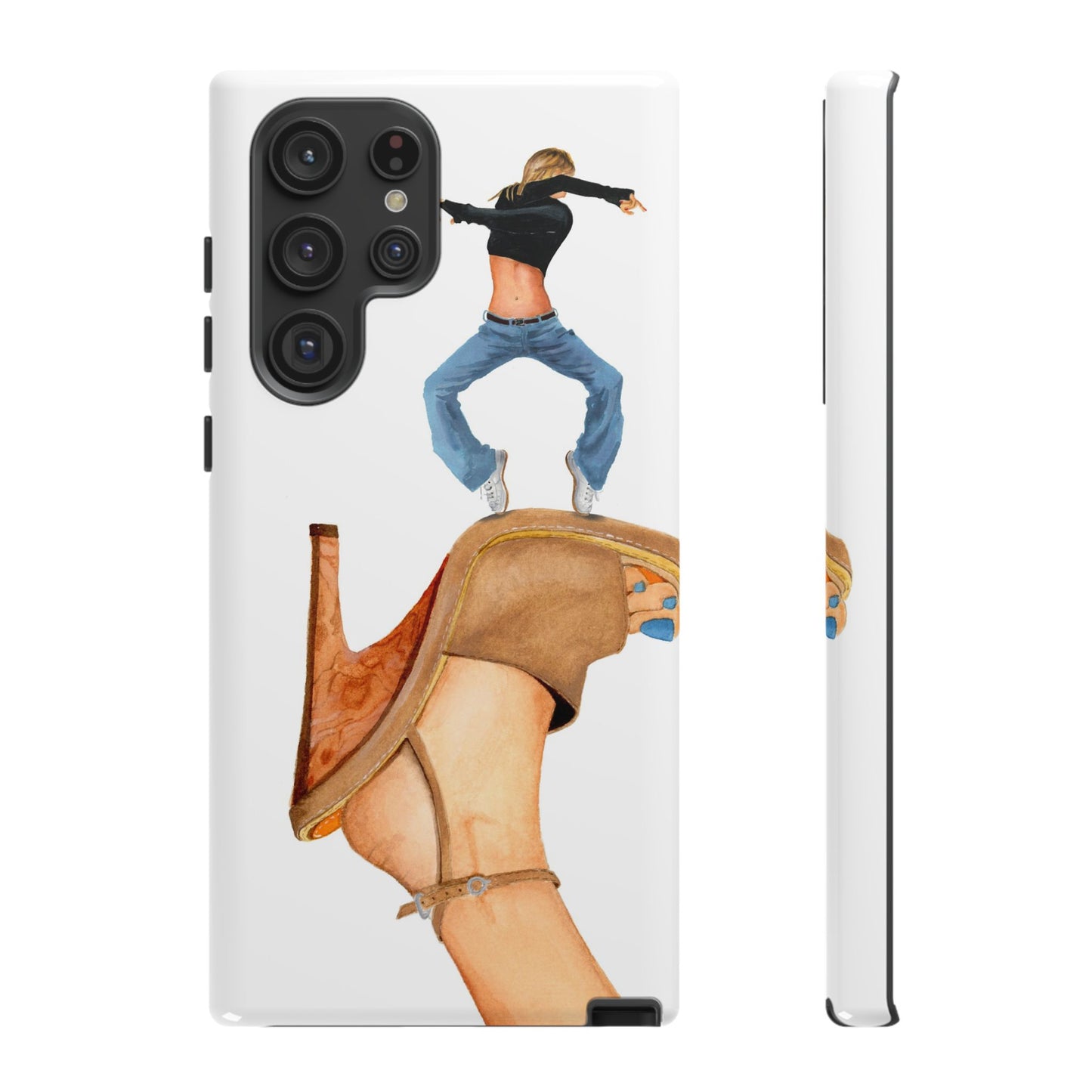 Criss-Cross on a Shoe Phone Case