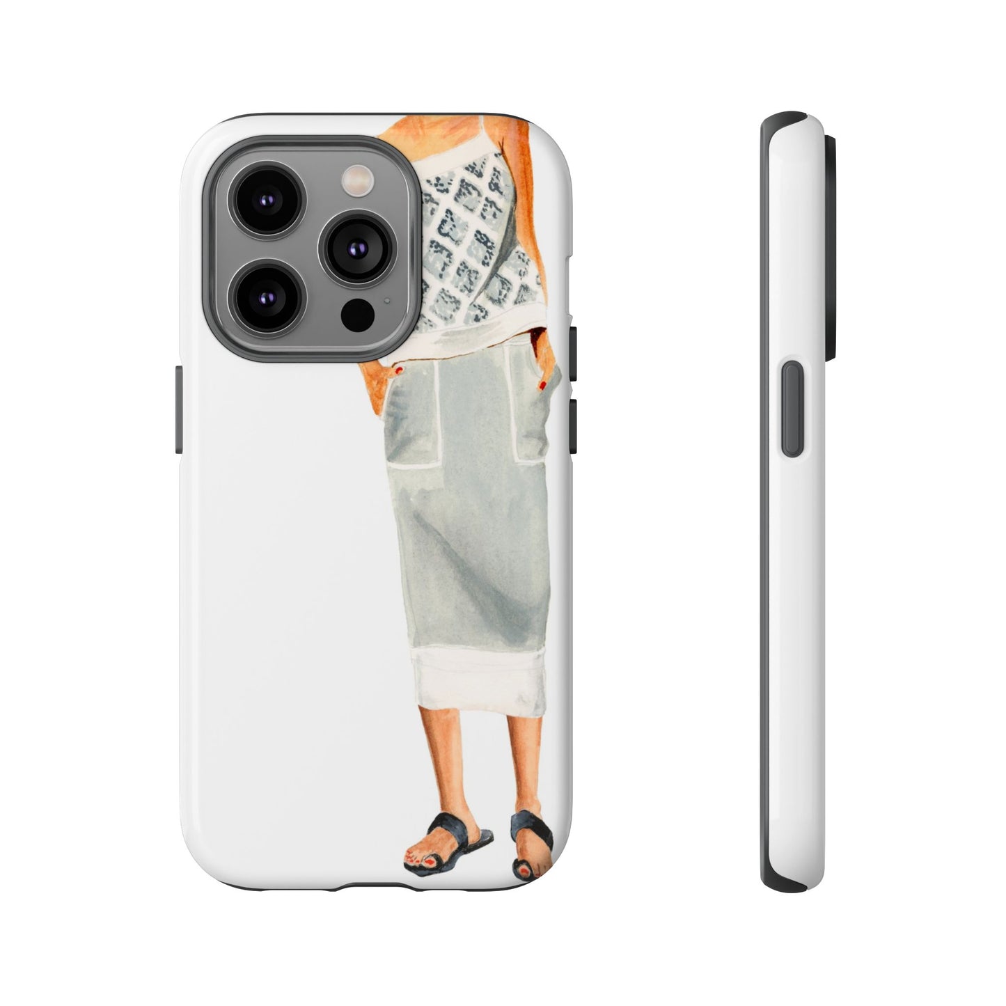 Gray 2 Piece Phone Case