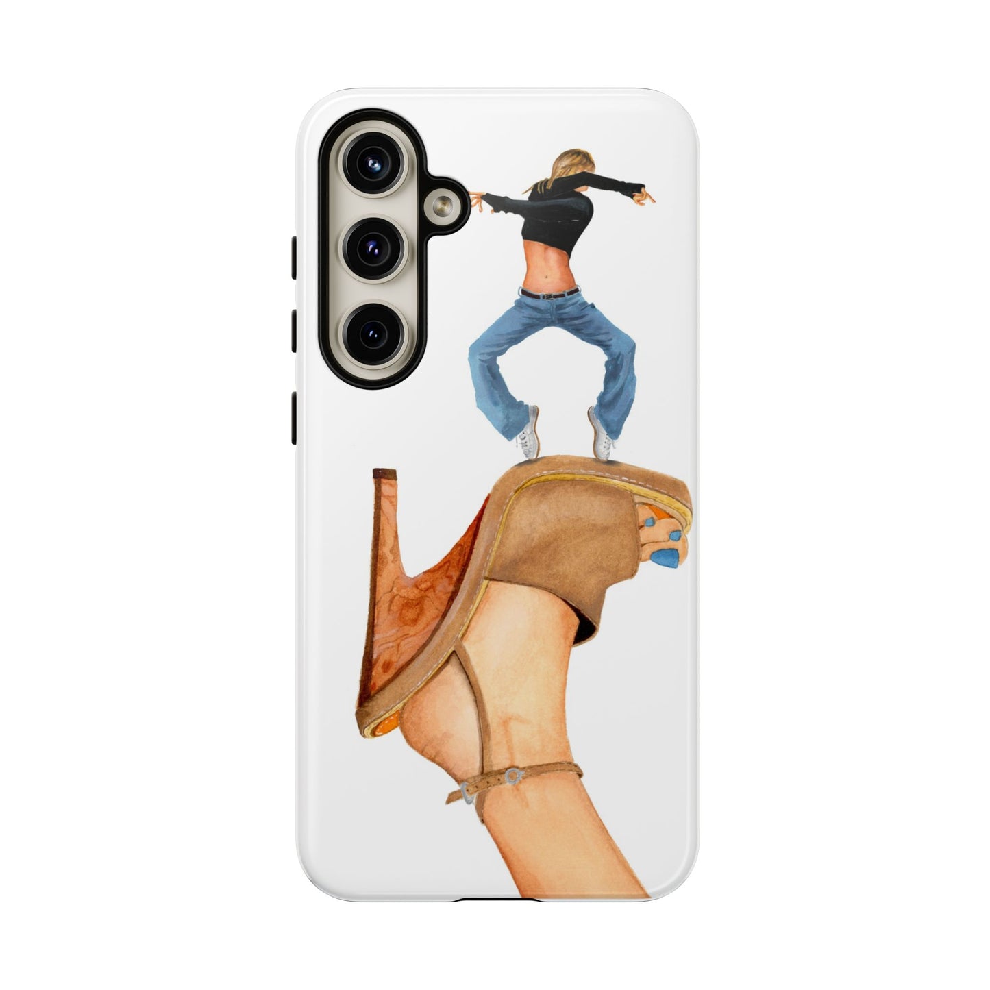 Criss-Cross on a Shoe Phone Case