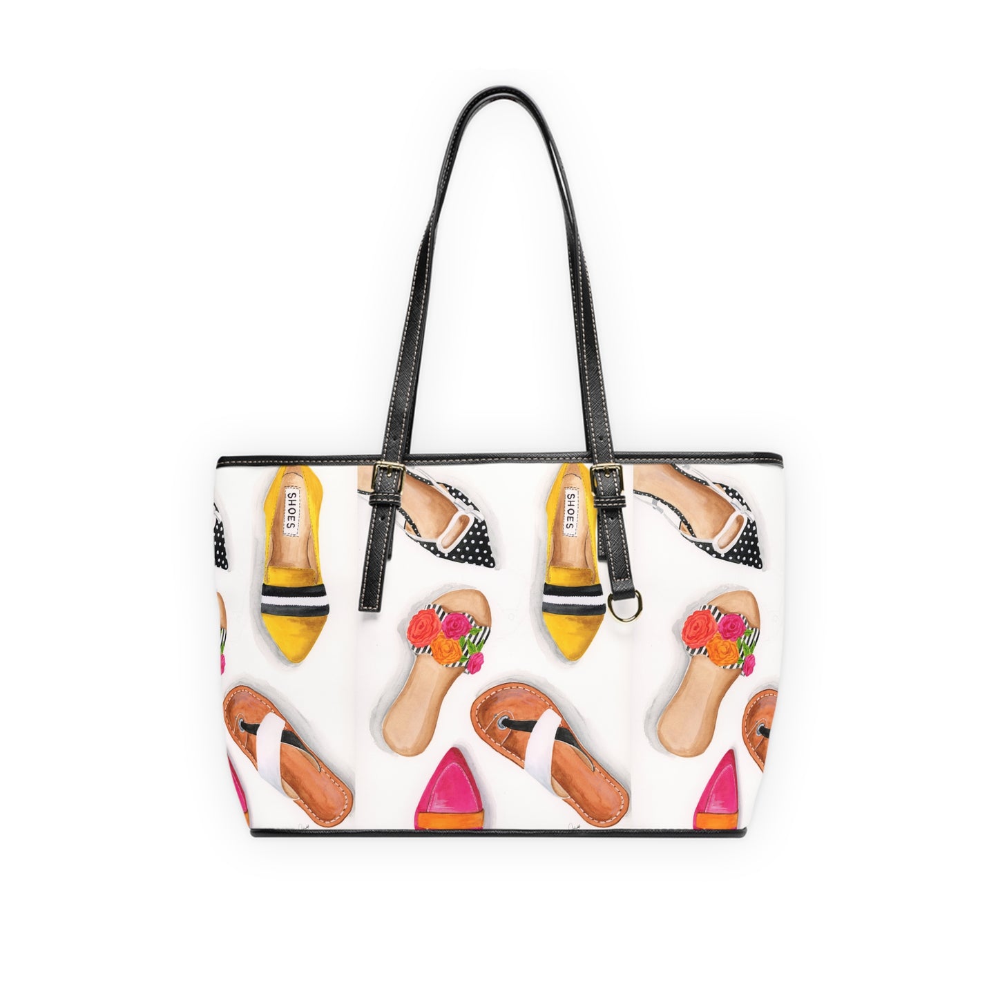 My Favorite Shoes PU Leather Shoulder Bag