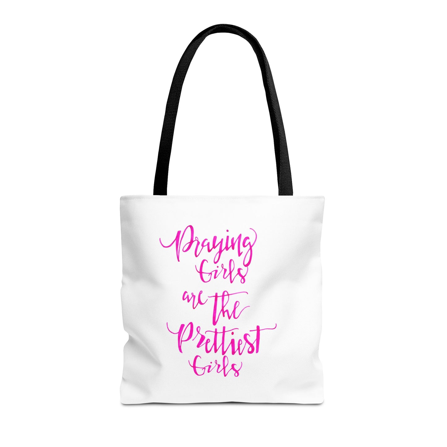 Praying Girls Tote Bag (AOP)