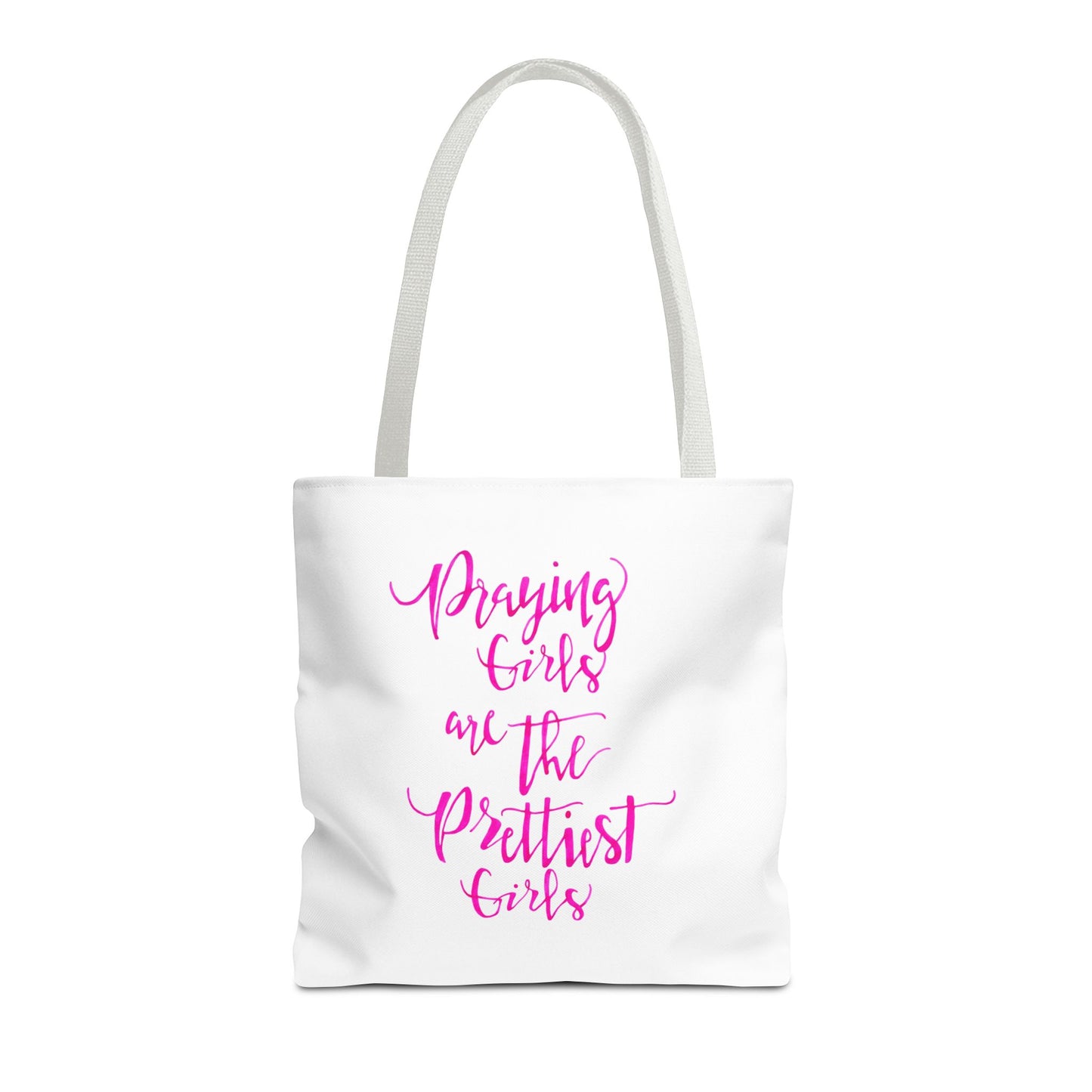 Praying Girls Tote Bag (AOP)