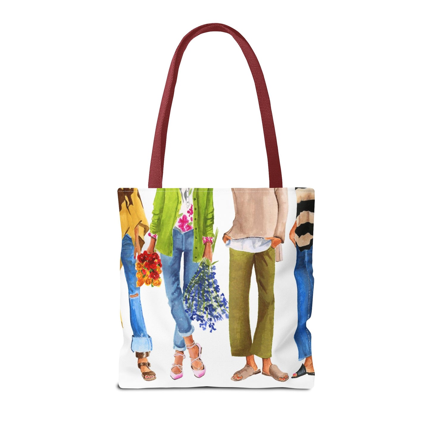 Flower Girl and Friends Tote Bag