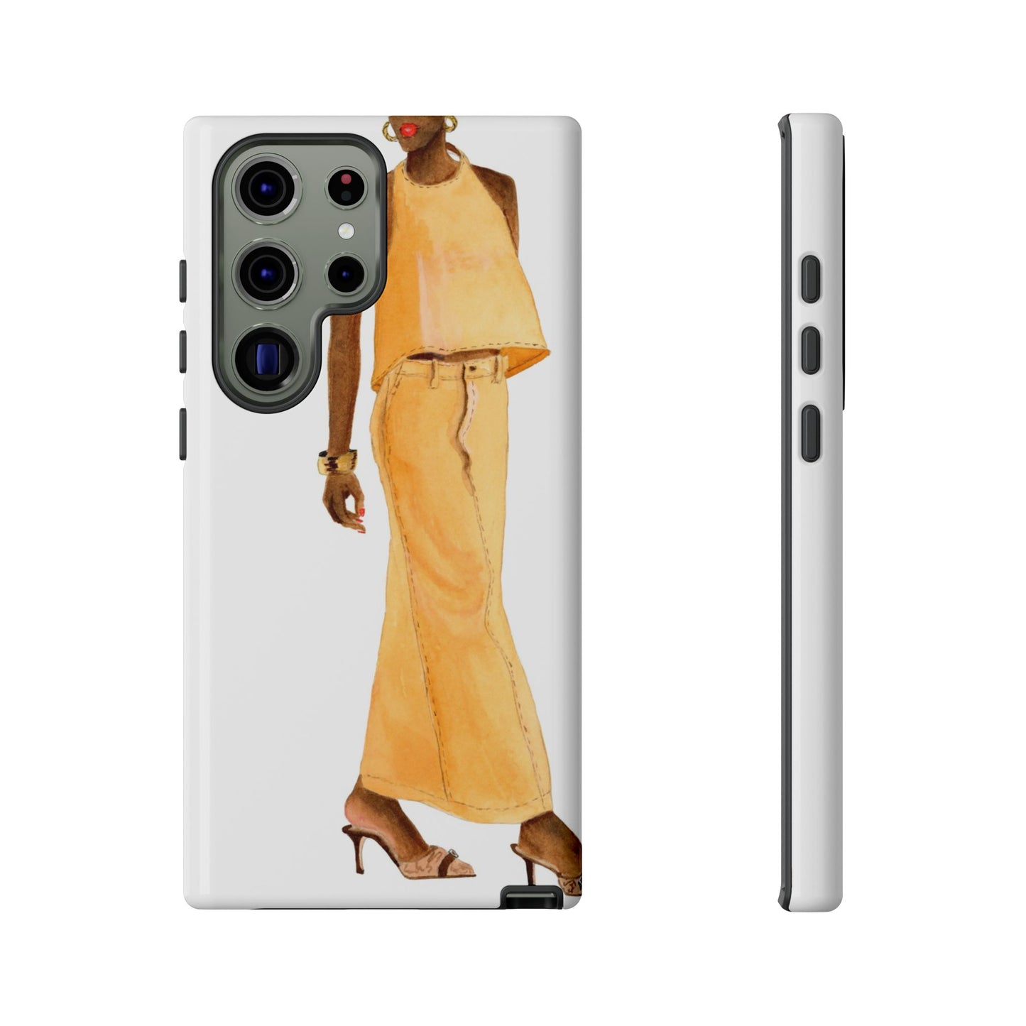 Orange Two Piece Phone Case