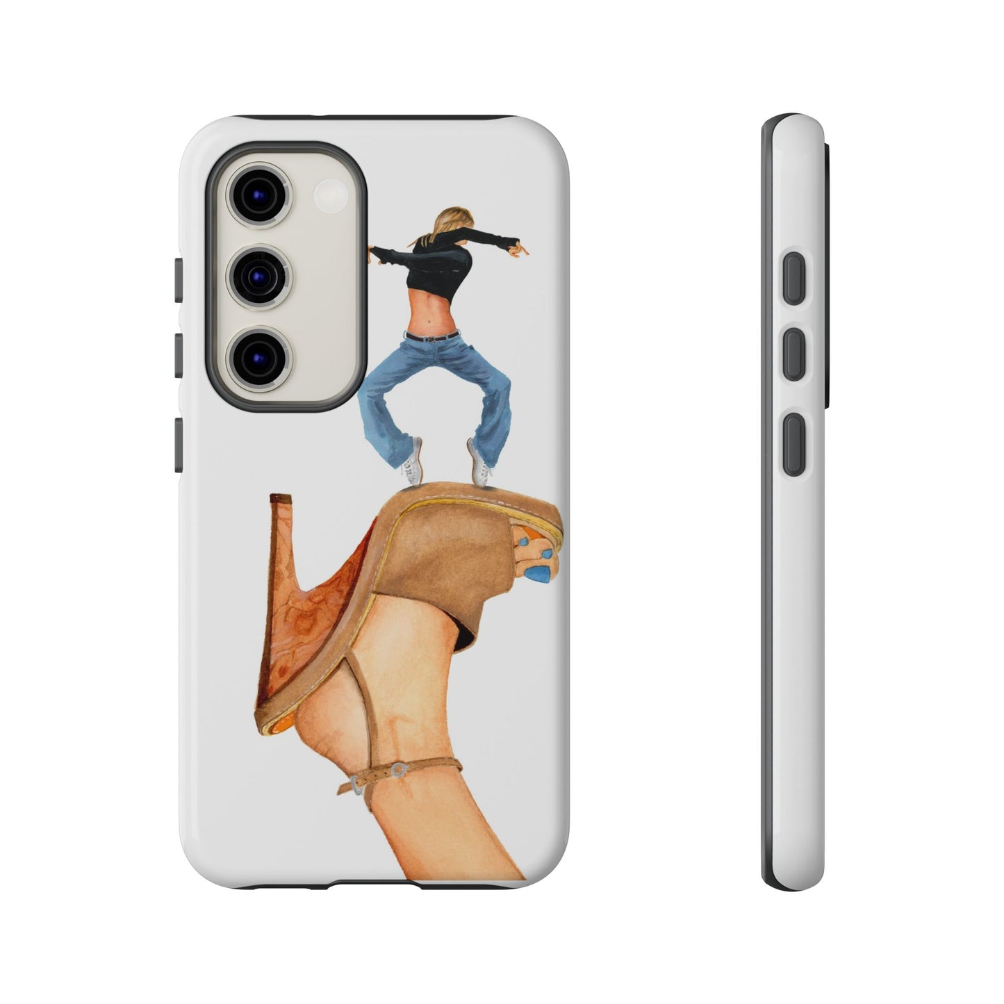 Criss-Cross on a Shoe Phone Case