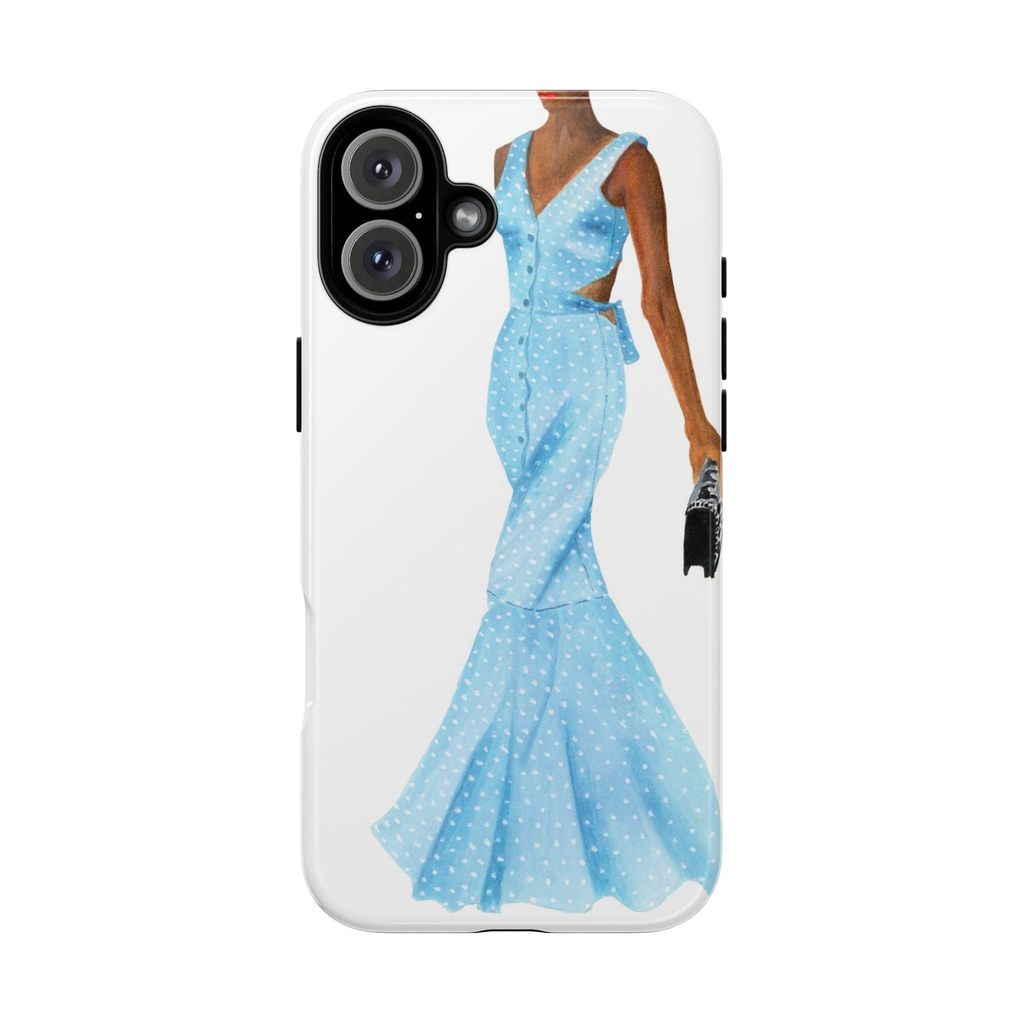 Powder Blue Dress Phone Case
