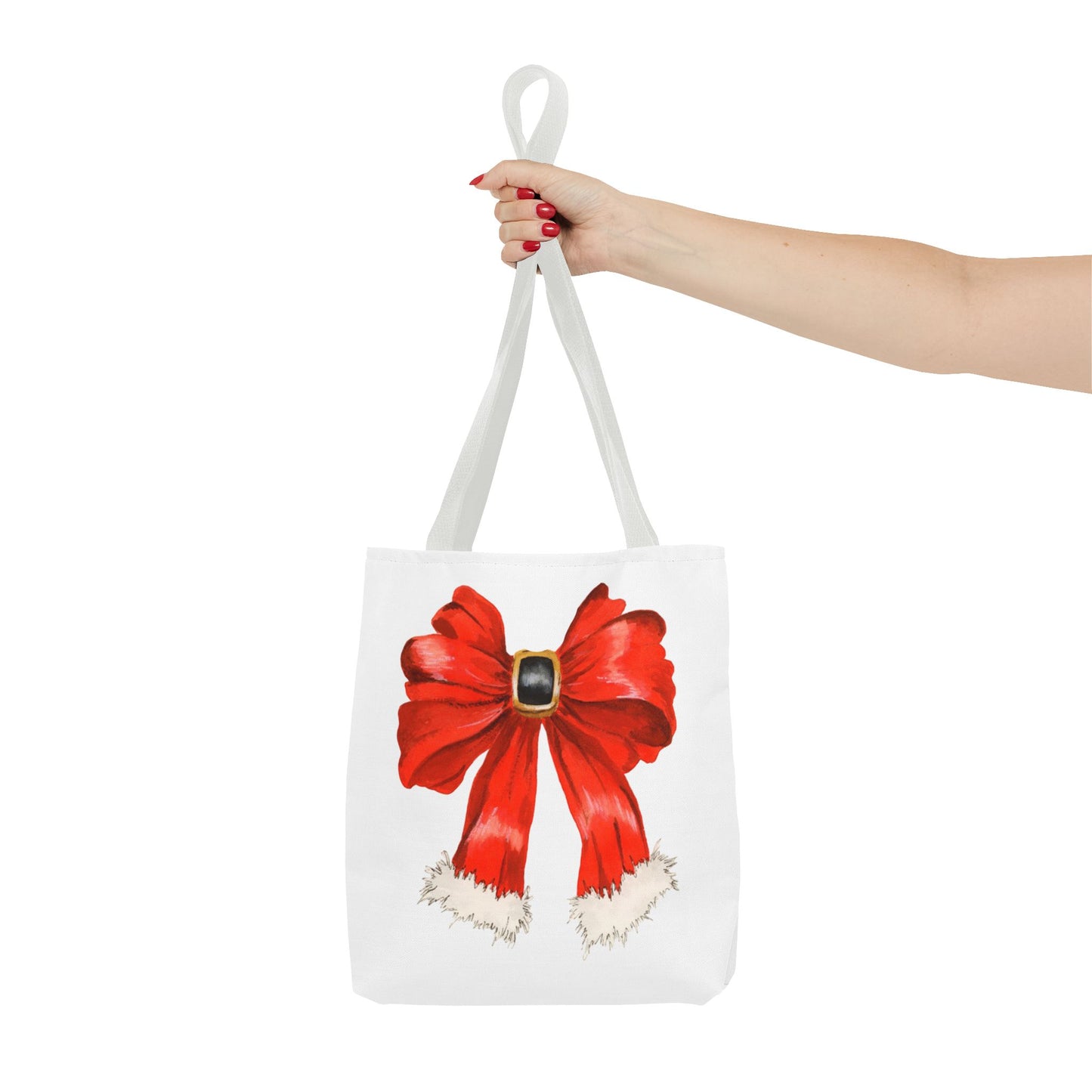 Christmas Bow Tote Bag (AOP)