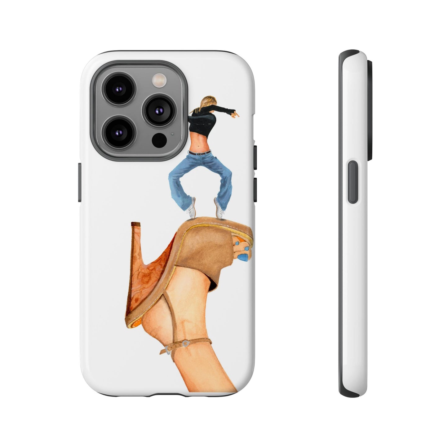 Criss-Cross on a Shoe Phone Case