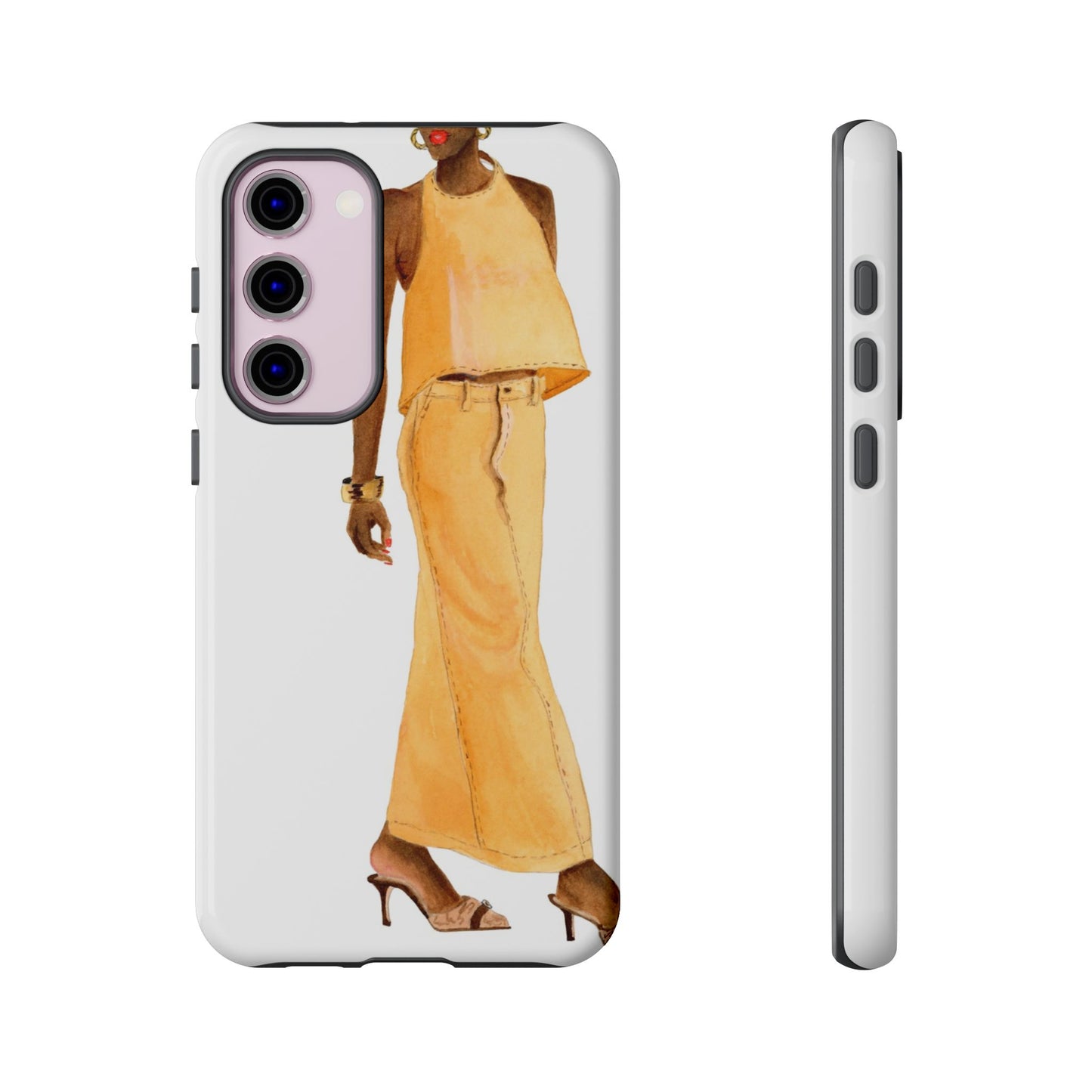 Orange Two Piece Phone Case