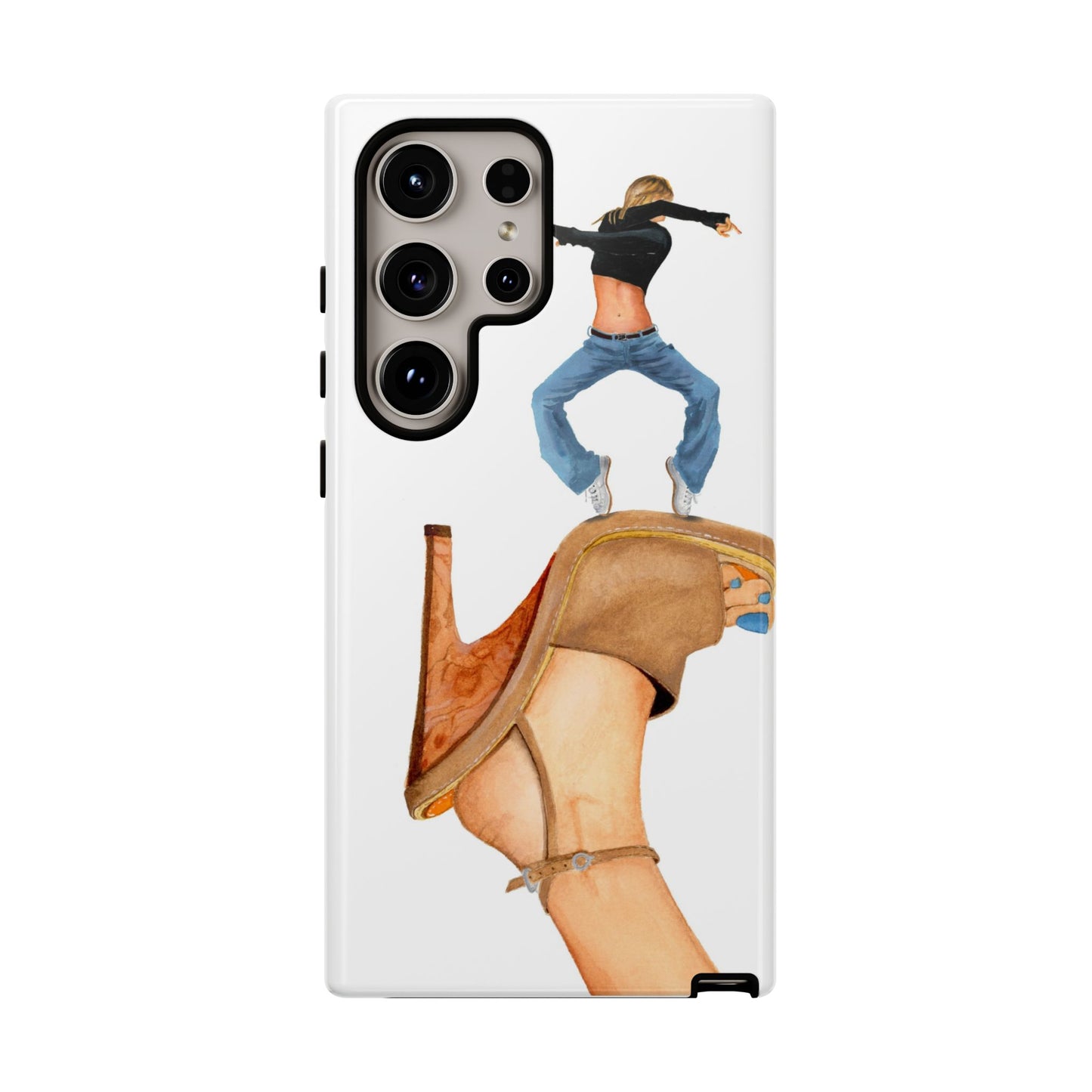 Criss-Cross on a Shoe Phone Case