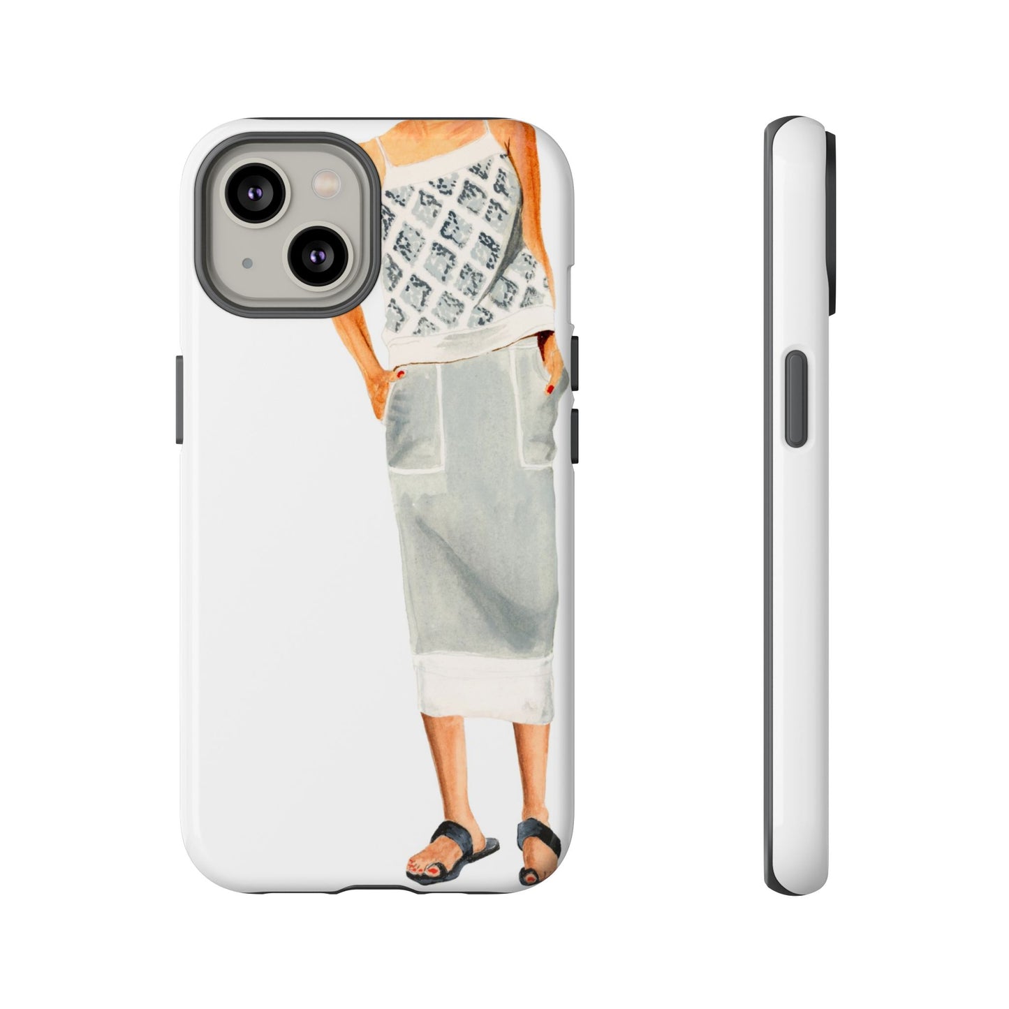 Gray 2 Piece Phone Case