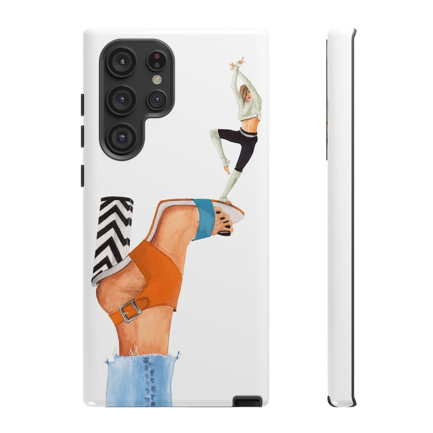 Dancer on a Zig-Zag Heel Phone Case