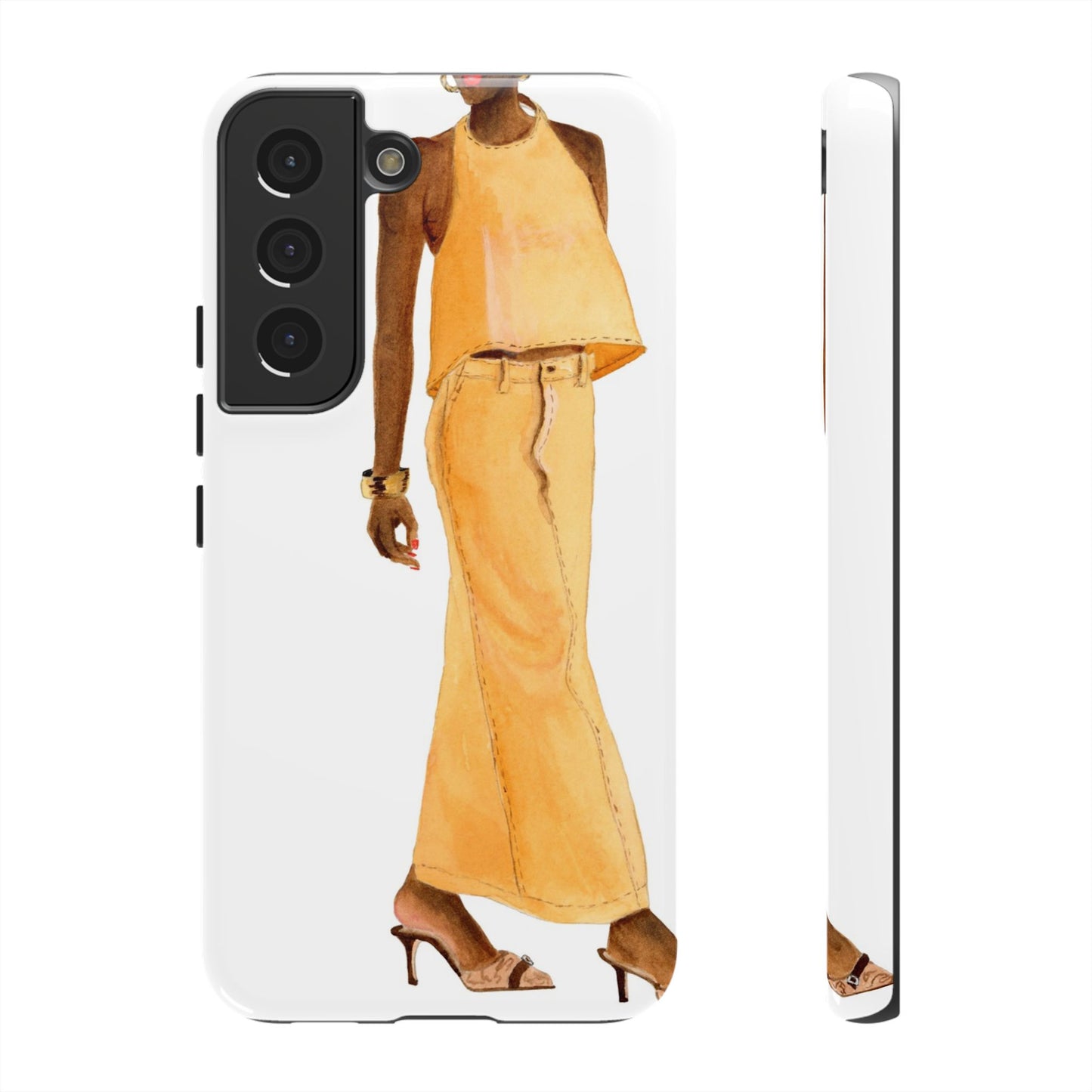 Orange Two Piece Phone Case