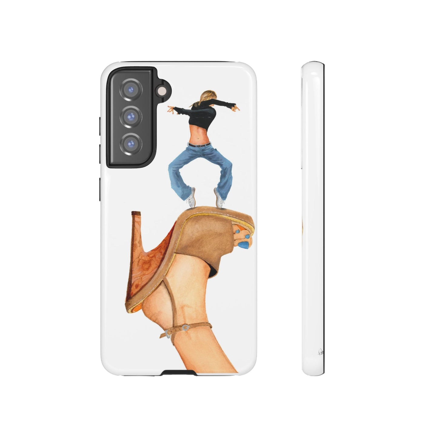 Criss-Cross on a Shoe Phone Case