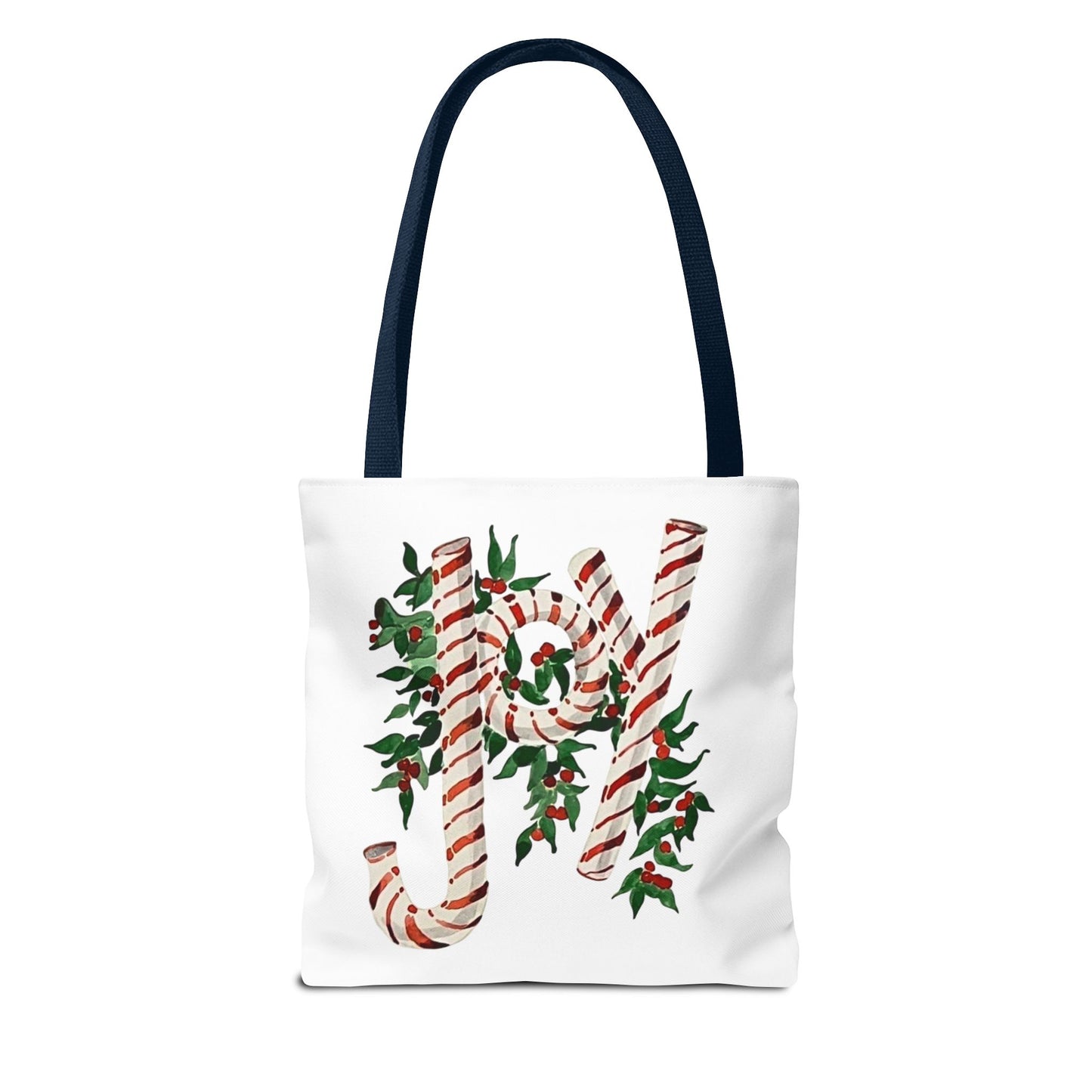 Peppermint Joy Tote Bag (AOP)