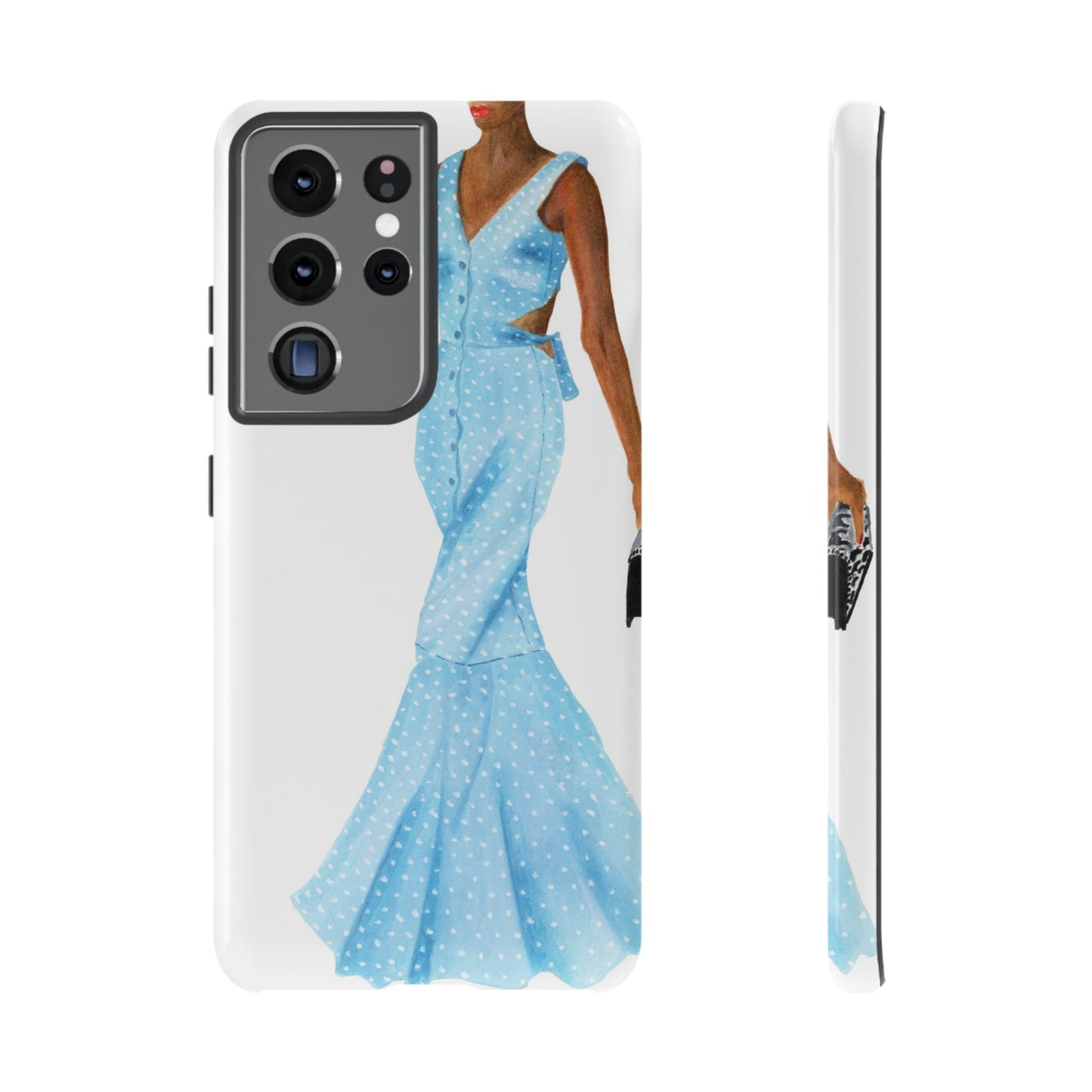 Powder Blue Dress Phone Case