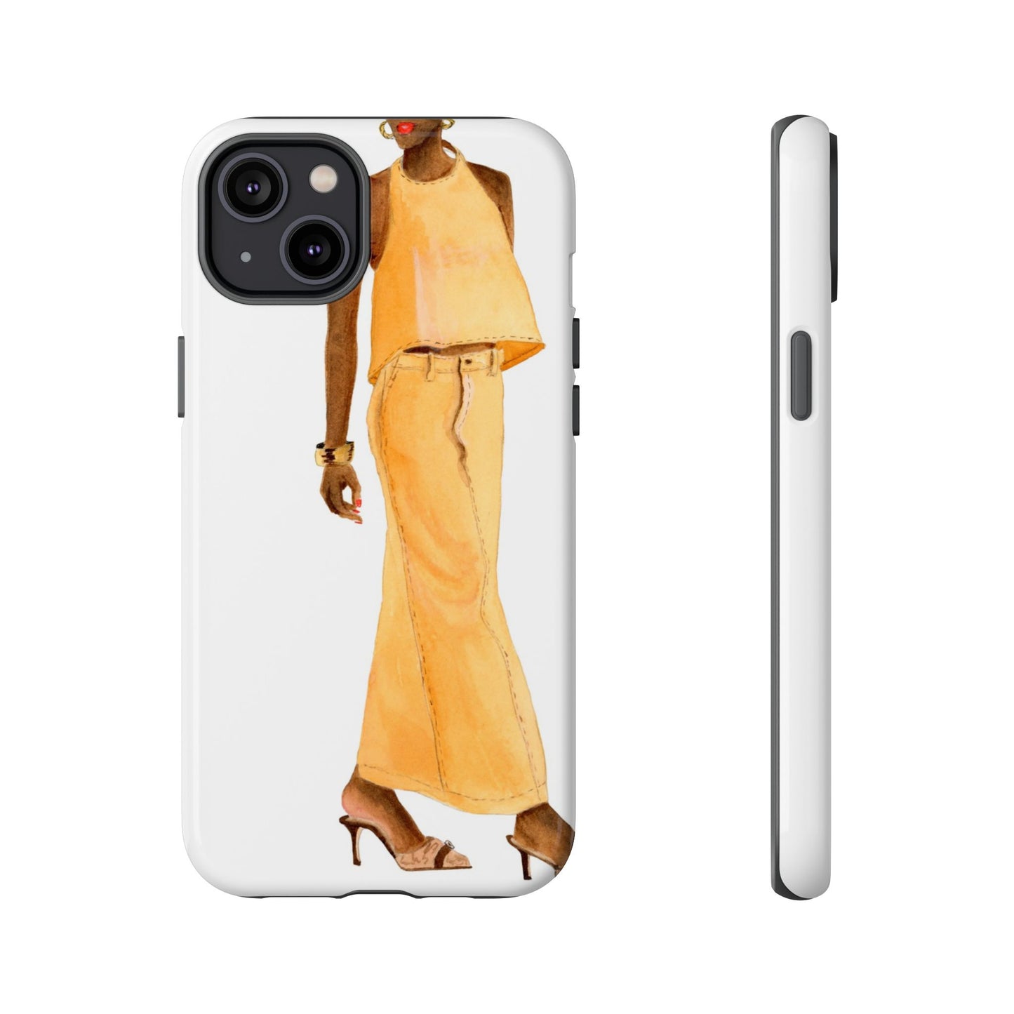 Orange Two Piece Phone Case