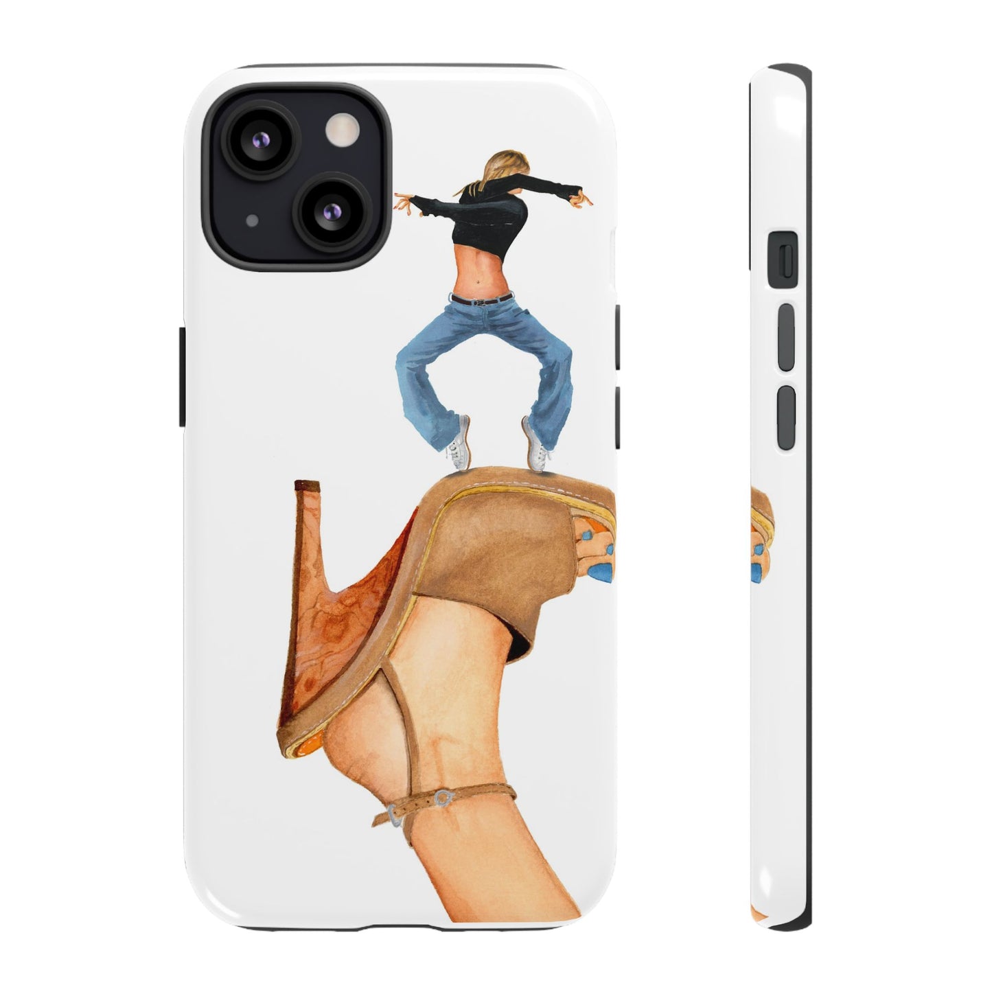 Criss-Cross on a Shoe Phone Case