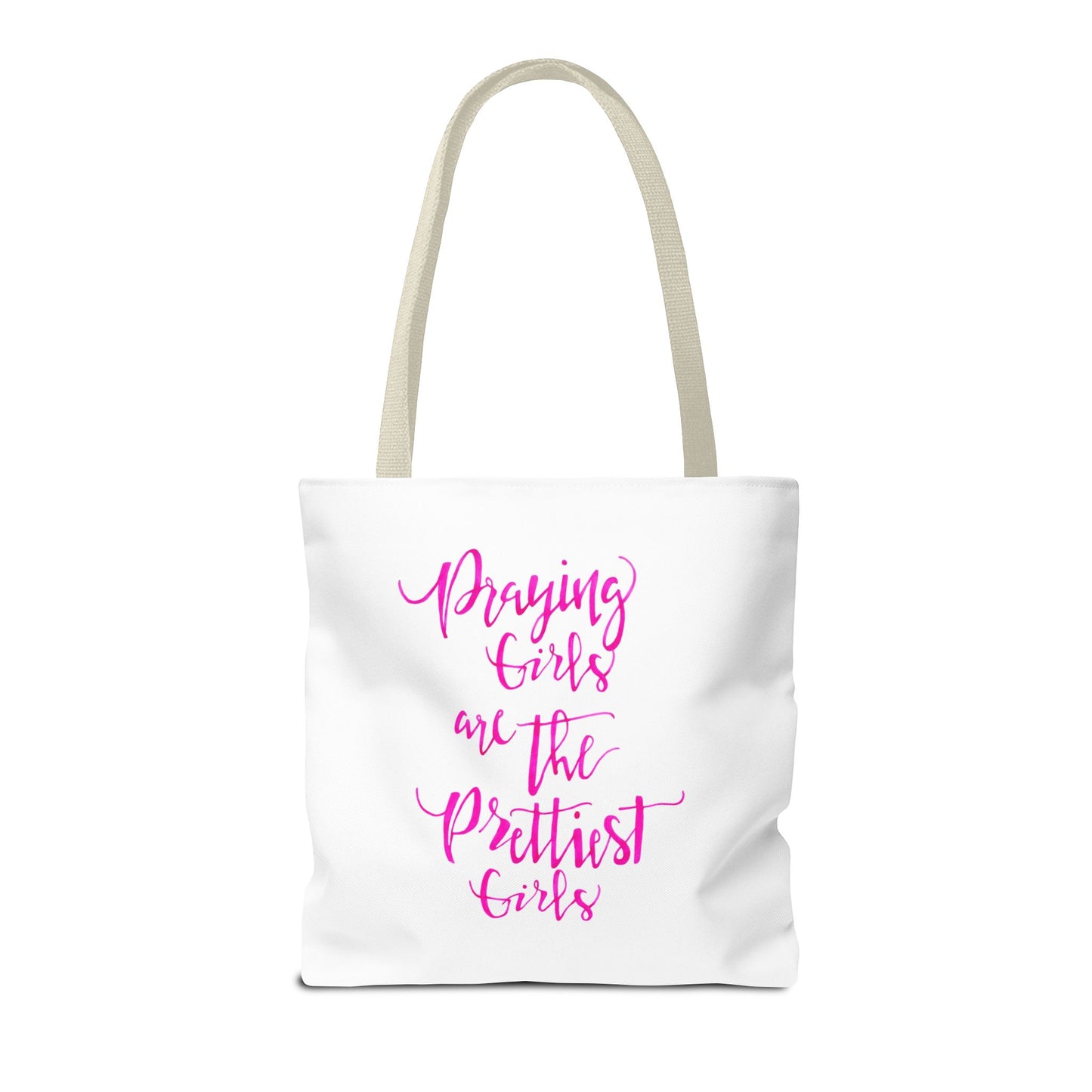 Praying Girls Tote Bag (AOP)