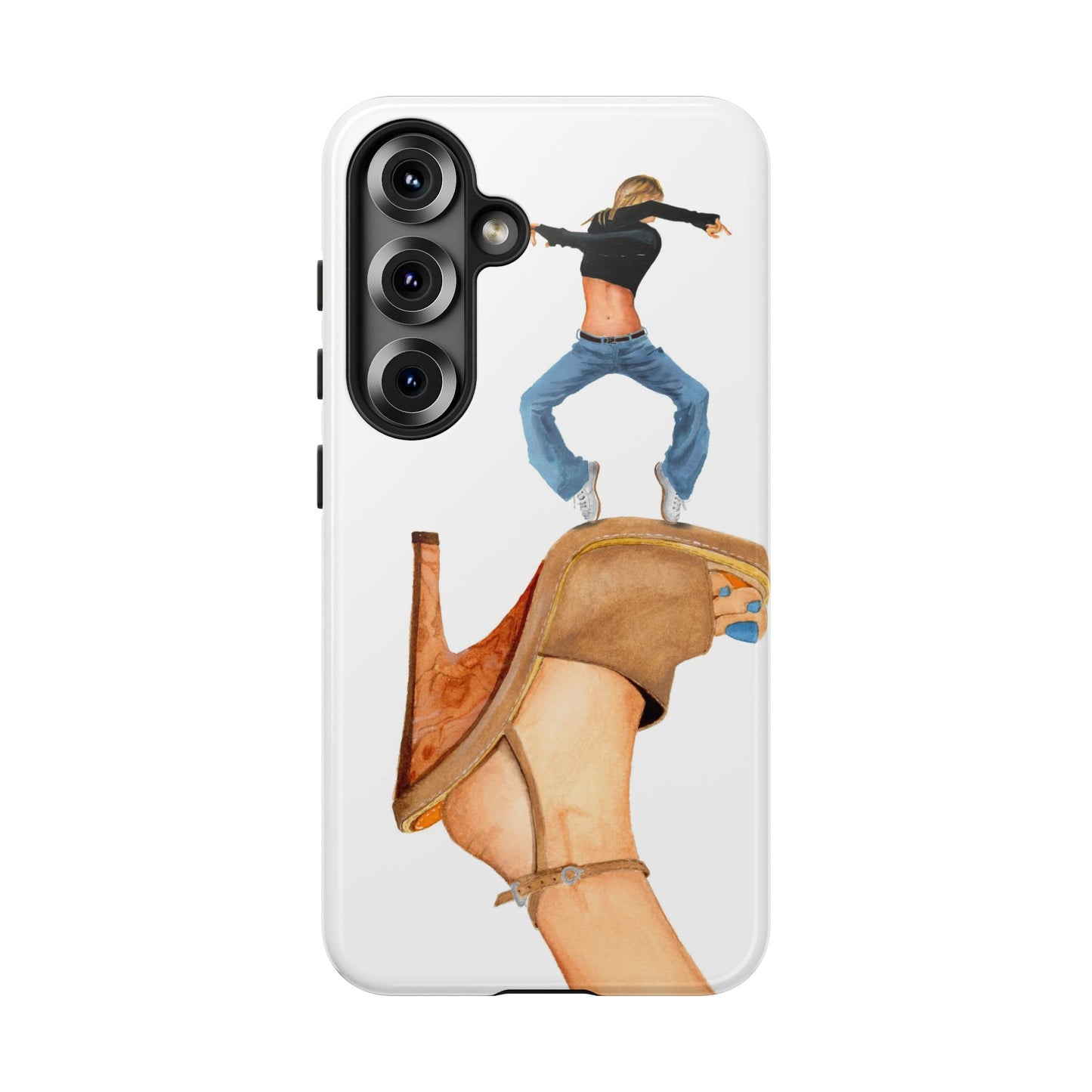 Criss-Cross on a Shoe Phone Case