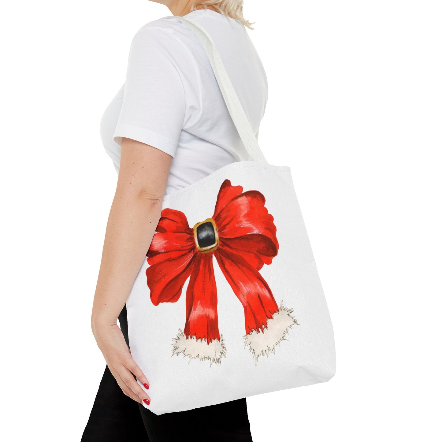 Christmas Bow Tote Bag (AOP)