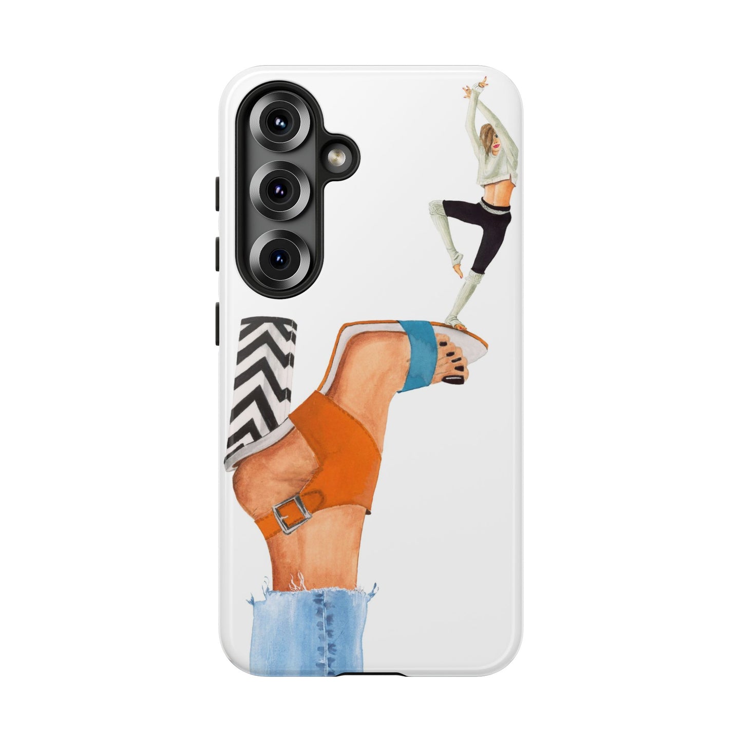 Dancer on a Zig-Zag Heel Phone Case