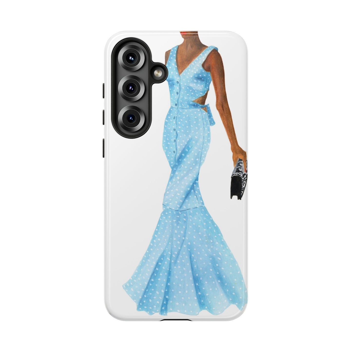 Powder Blue Dress Phone Case