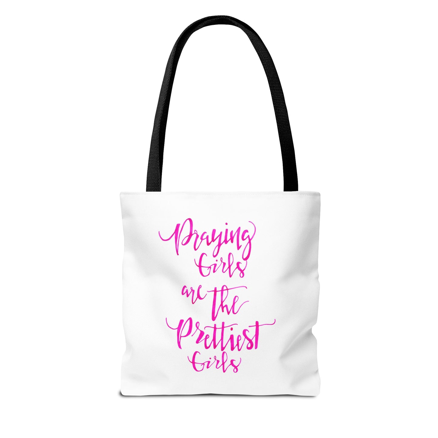 Praying Girls Tote Bag (AOP)