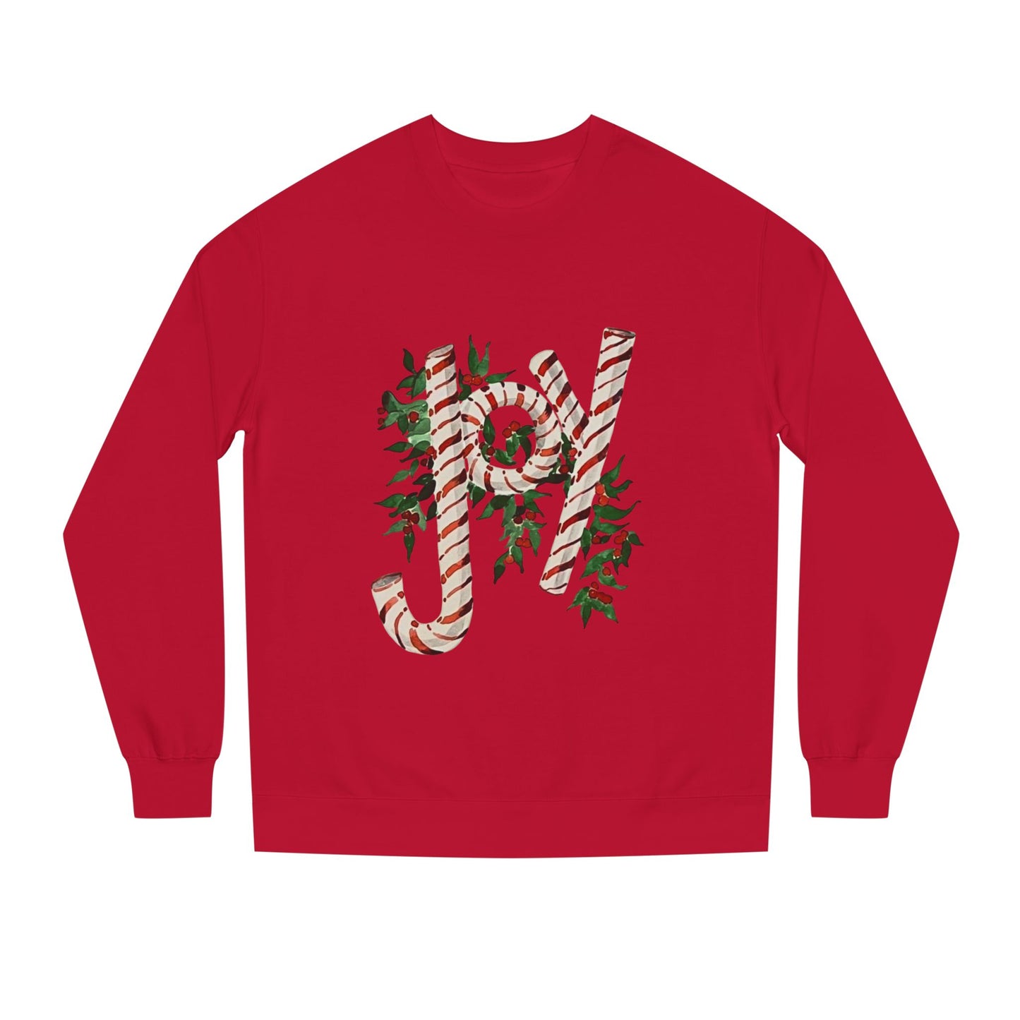 Peppermint Joy Crew Neck Sweatshirt