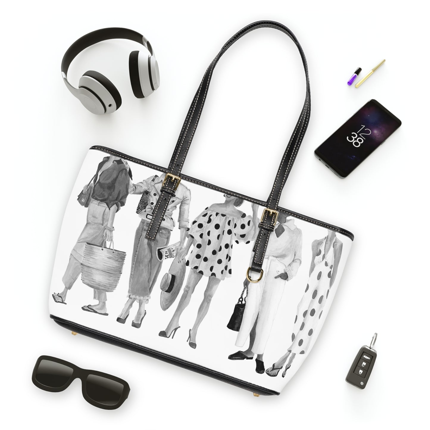 Squad Goals # 7 (Vintage) Leather Shoulder Bag