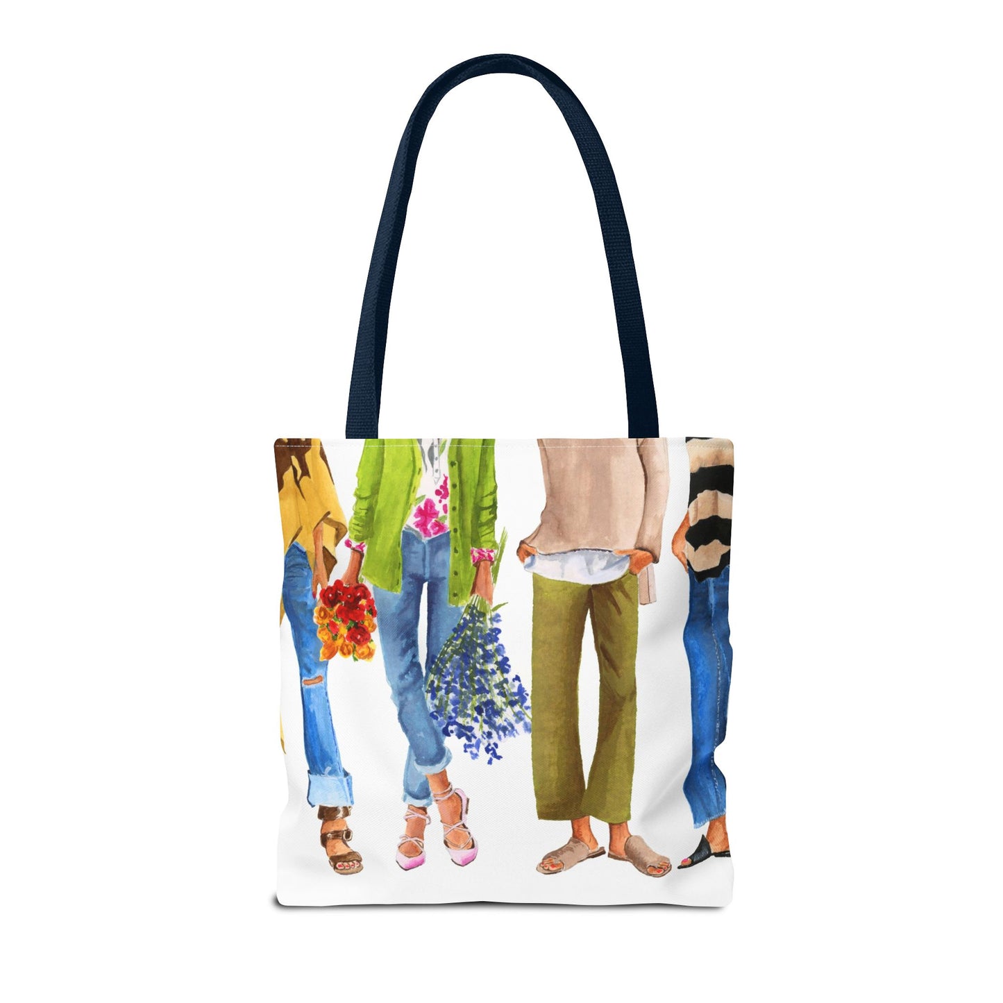 Flower Girl and Friends Tote Bag