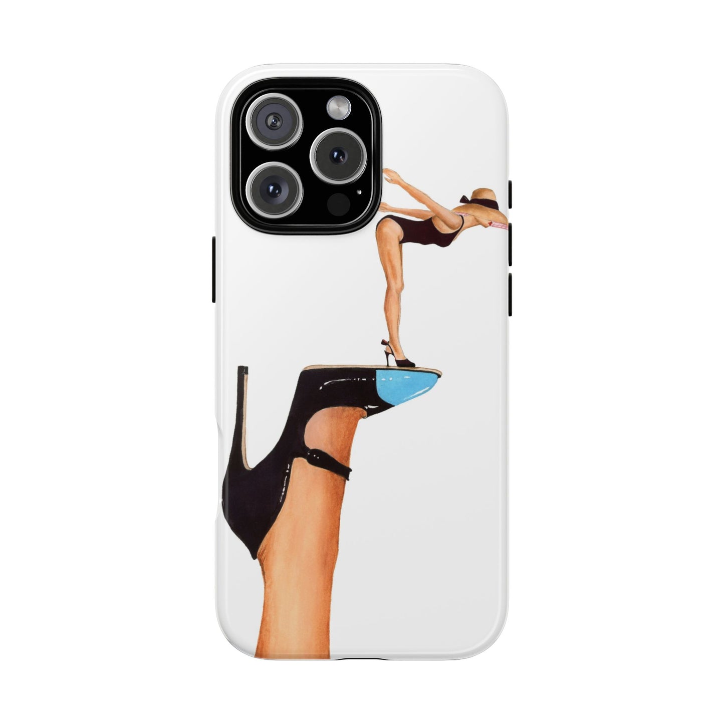 Turquoise Toe Diver Phone Case