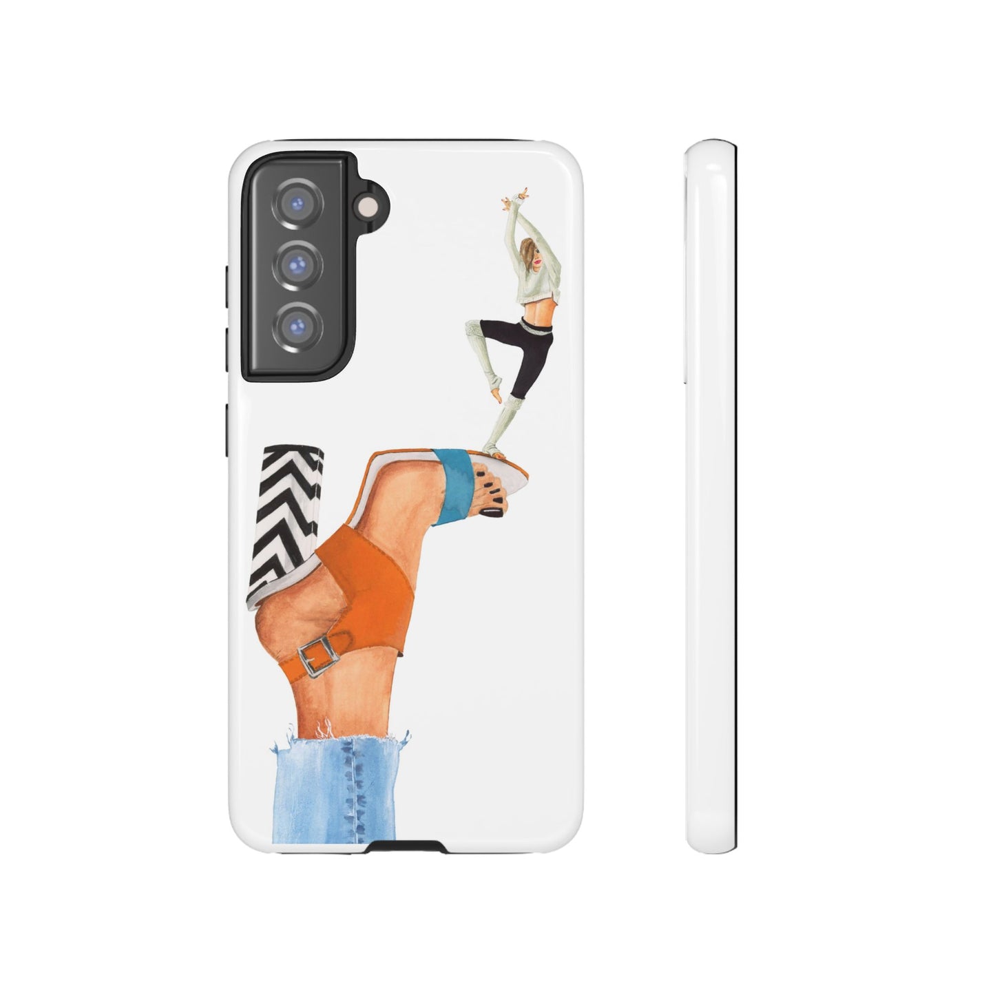 Dancer on a Zig-Zag Heel Phone Case
