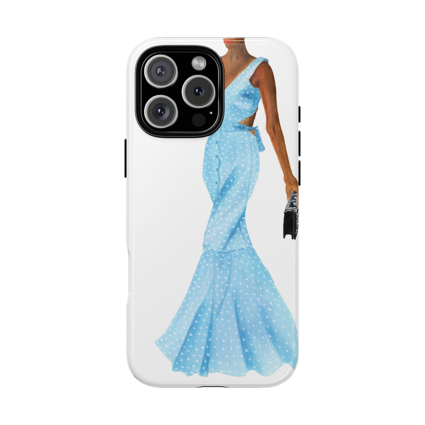 Powder Blue Dress Phone Case