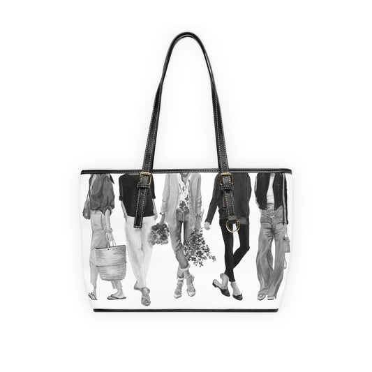 Squad Goals # 12 (Vintage) Leather Shoulder Bag