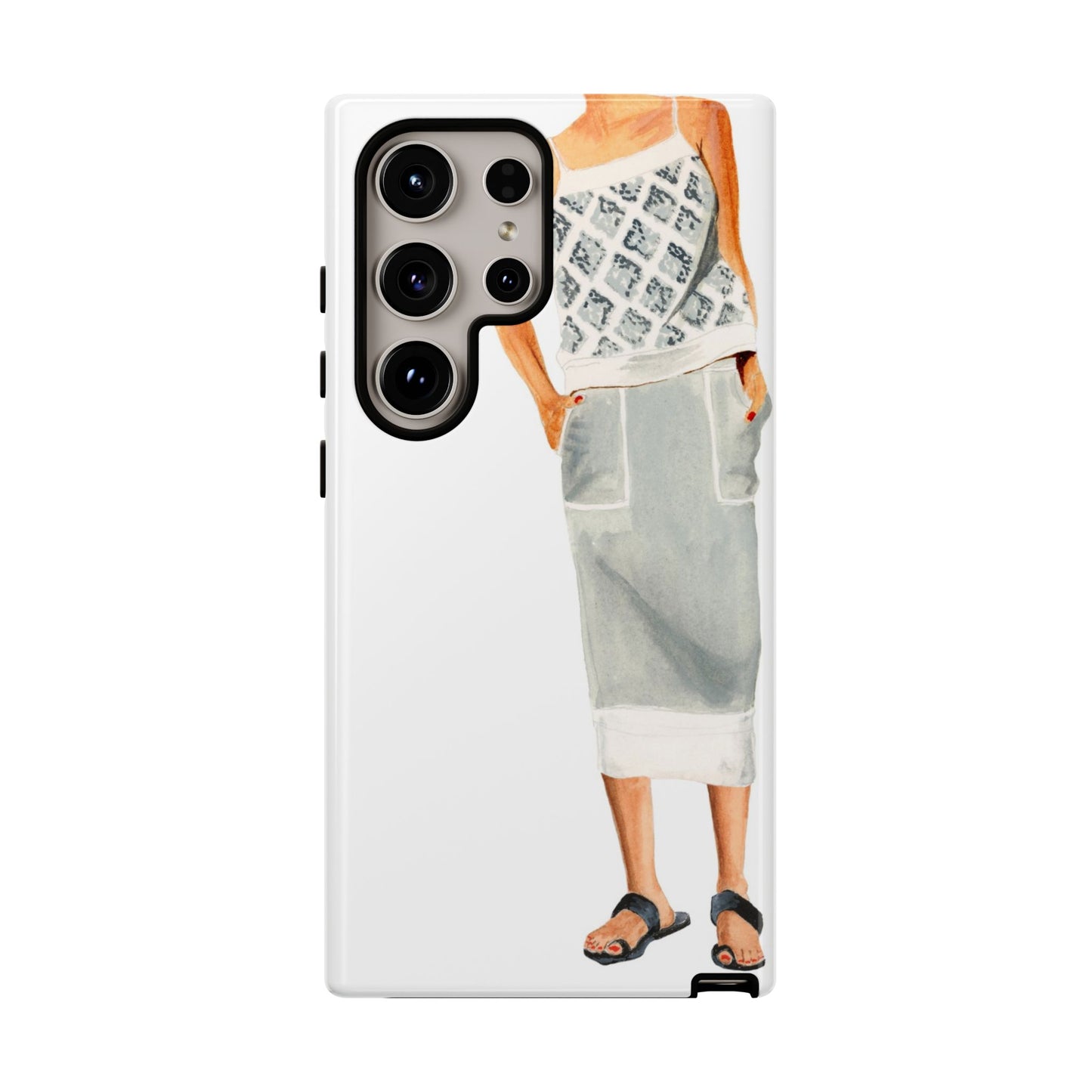 Gray 2 Piece Phone Case